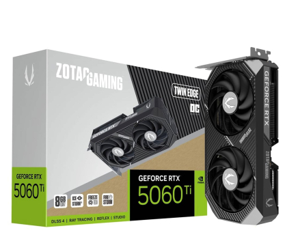 Karta graficzna ZOTAC GeForce RTX 5060 Ti Twin Edge OC 8GB GDDR7 DLSS4
